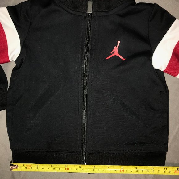 Nike Air Jordan Track Jacket, Black/Red, 18M, NEW! - Picture 7 of 12